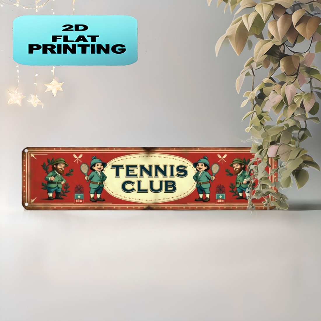 Badminton Quotes - Винтажная металлическая табличка для теннисного клуба,