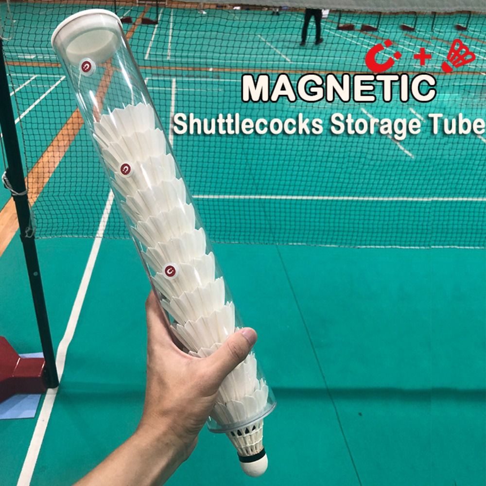 Badminton Youtube - Магнитные воланы, трубка для хранения, бочка,