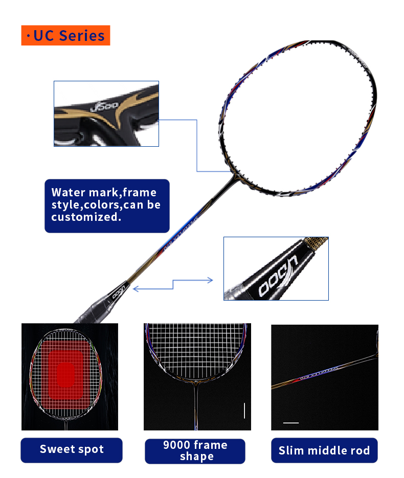 Бадминтонная ракетка UC670 3U  – обзор и цена Badminton Racket