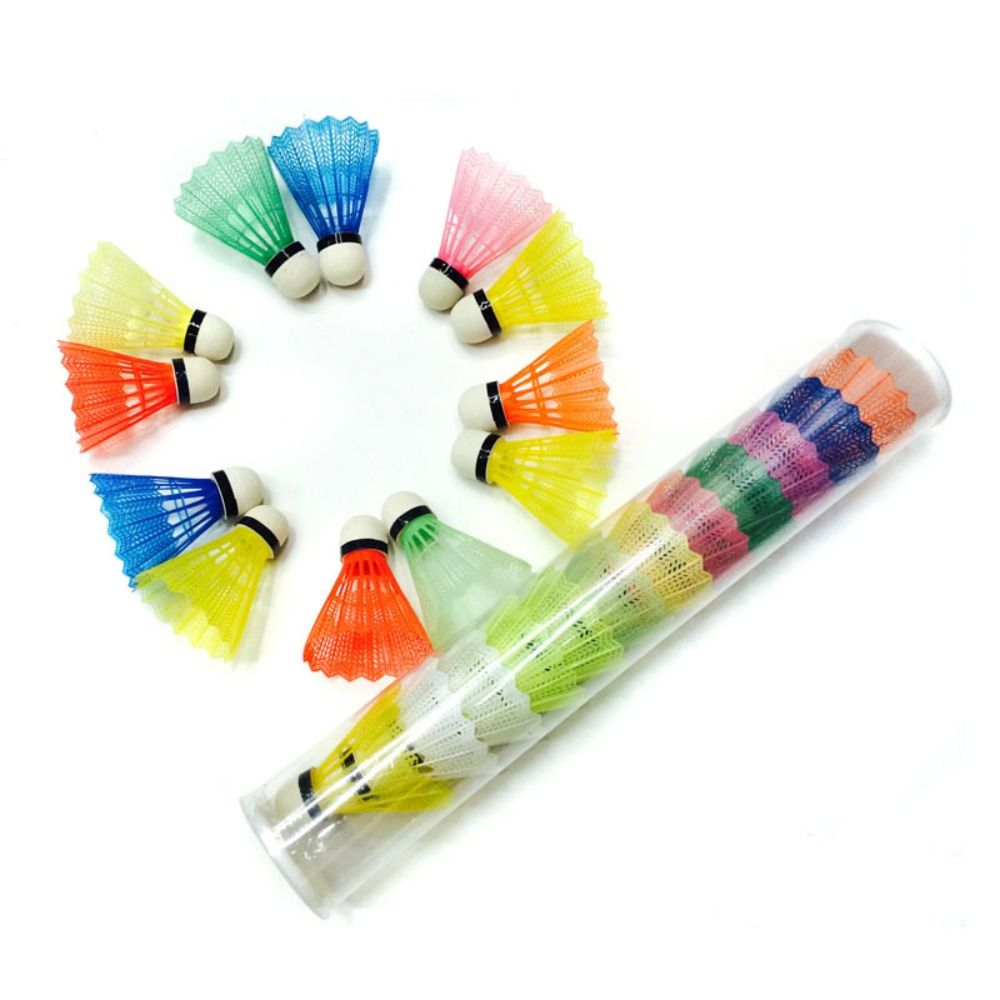 12 шт., ветрозащитные головки  – обзор и цена Nylon Shuttlecock 12